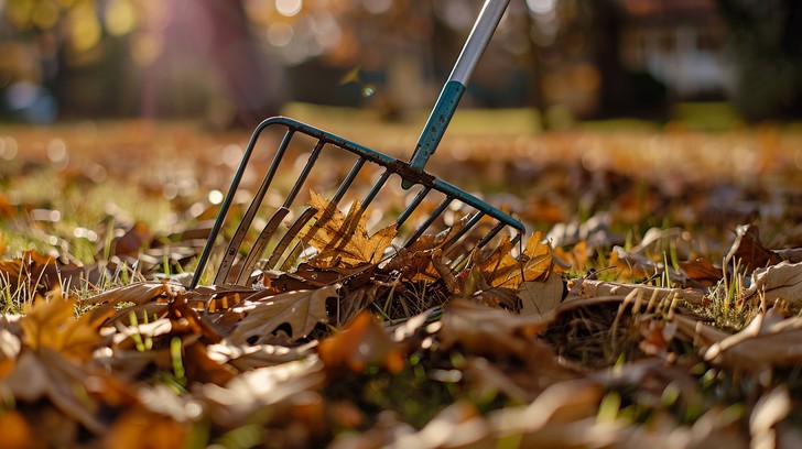 Free Autumn Leaf Cleanup Image - Autumn, Leaves, Rake | Download at ...