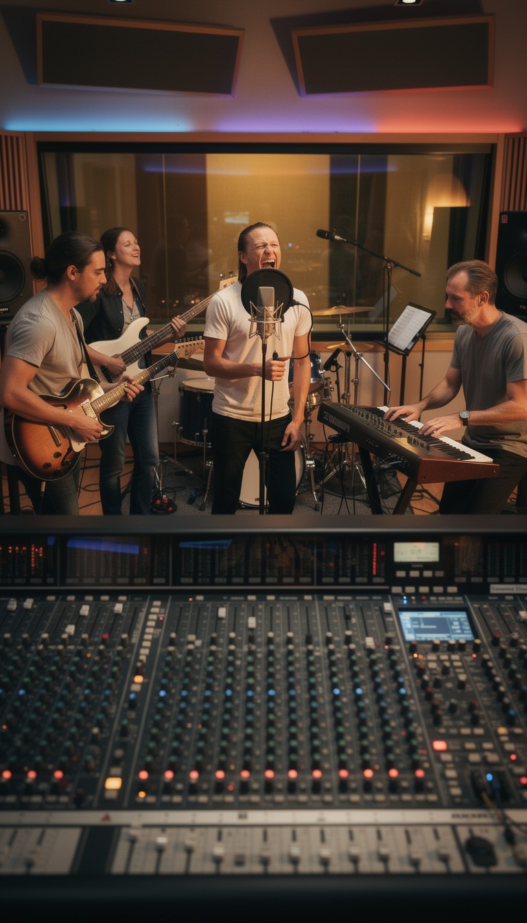 Session Musicicans Free Studio Music Session Image - Band, Musicians, Studio | Download at ...