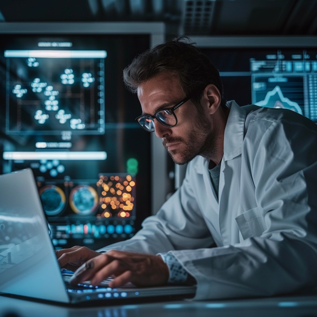 Free Focused Tech Professional Image - Research, Scientist, Technology ...