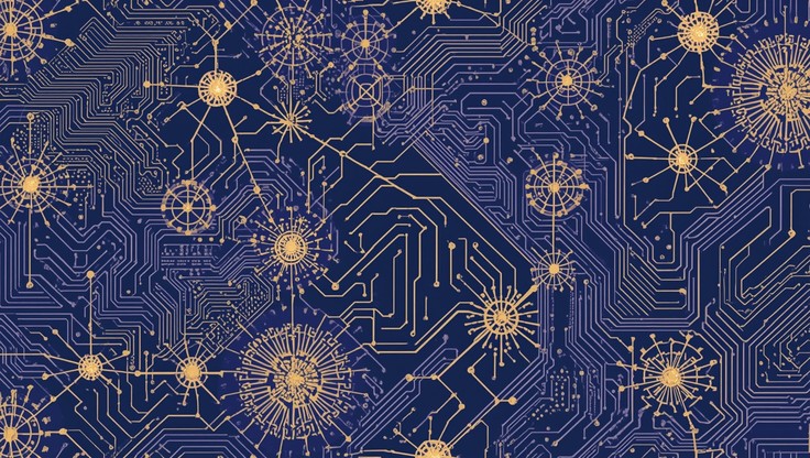 Free Golden Mind Pathways Image - Abstract, Pattern, Neural | Download ...