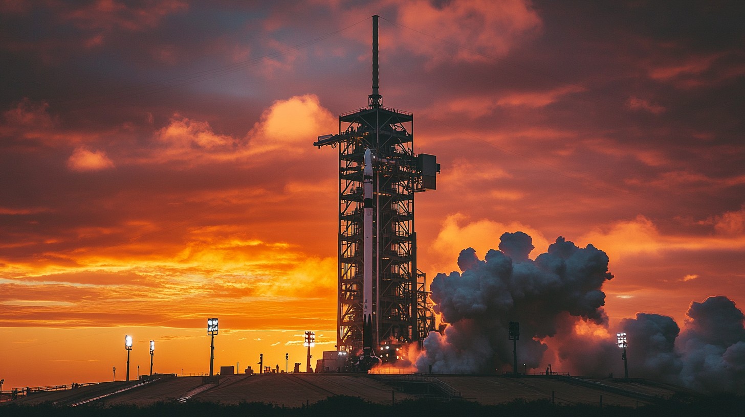Free Rocket Launch Sunset Image - Rocket, Sunset, Launch | Download at ...