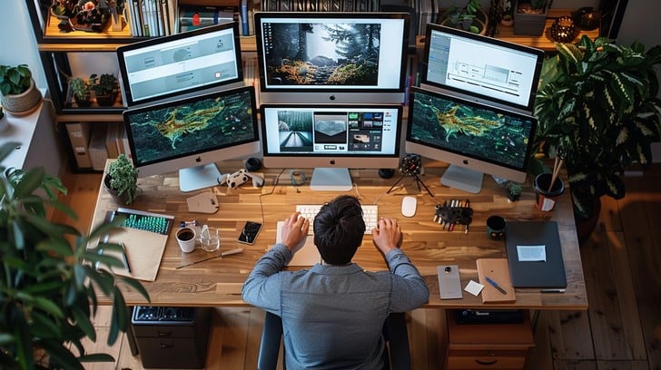 Free Productive Workspace Setup Image - Workspace, Productivity ...