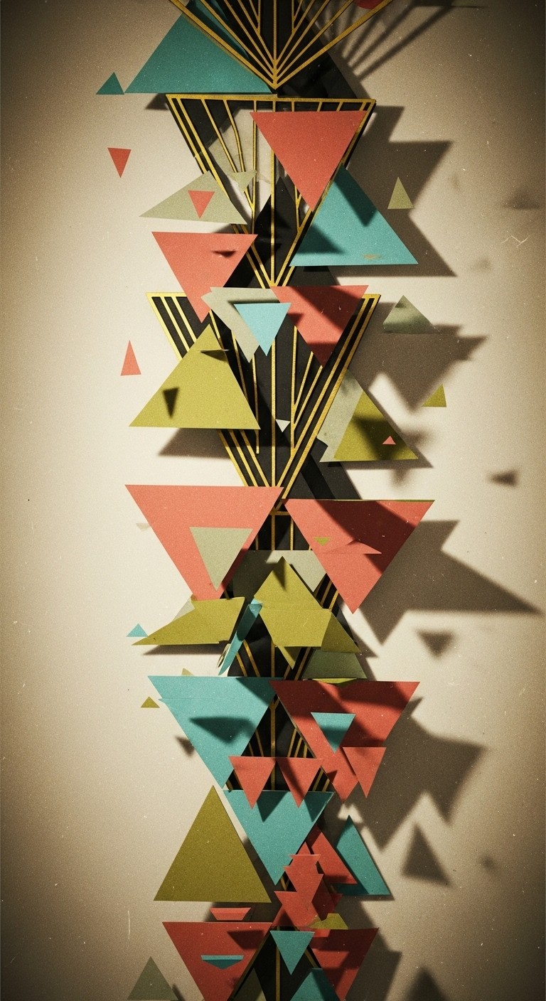 Free Triangular Shadow Play Image - Geometric, Triangles, Shadows ...