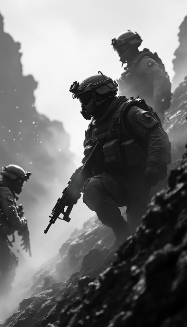 Free Soldiers Ascending Darkness Image - Military, Combat, Tactical ...