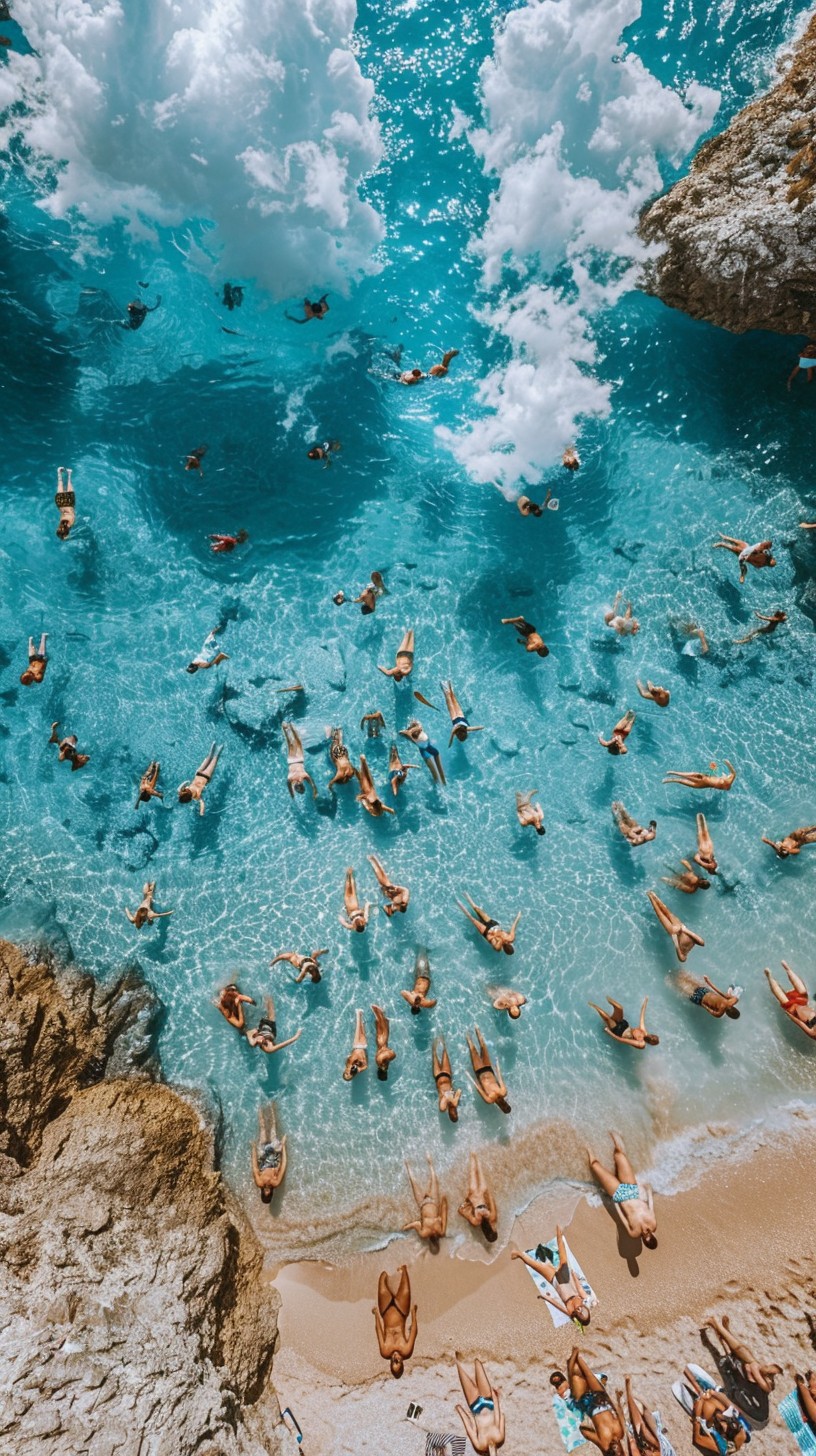 Free Beach Day Fun Image - Beach, Ocean, People | Download at StockCake