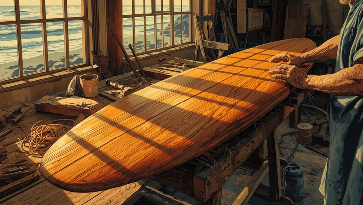 Free Crafting Wooden Surfboard Photo - Surfboard, Craftsperson, Artisan ...