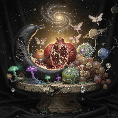 Decaying Moon Free Cosmic Decay Beauty Image - Surreal, Fantasy, Cosmic | Download at ...