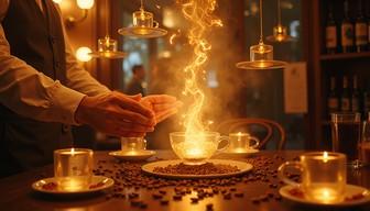 Free Golden Coffee Ritual Image - Coffee, Barista, Ritual | Download at ...