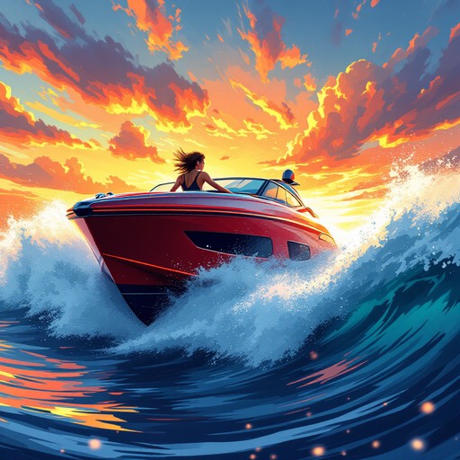 Free Speedboat Rushing Waves Image - Speedboat, Red, Ocean | Download ...