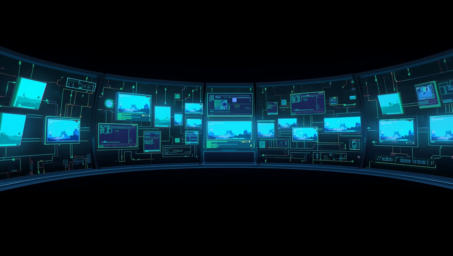 Free Digital Command Center Image - Cyberpunk, Futuristic, Digital ...