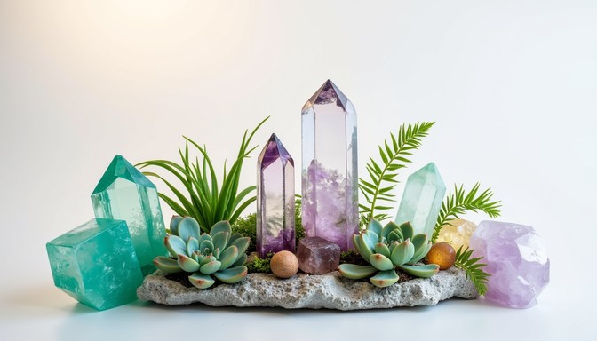 Free Mineral Botanical Harmony Image - Crystals, Amethyst, Quartz ...