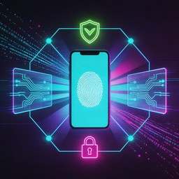 Free Neon Security Interface Image - Cyberpunk, Security ...