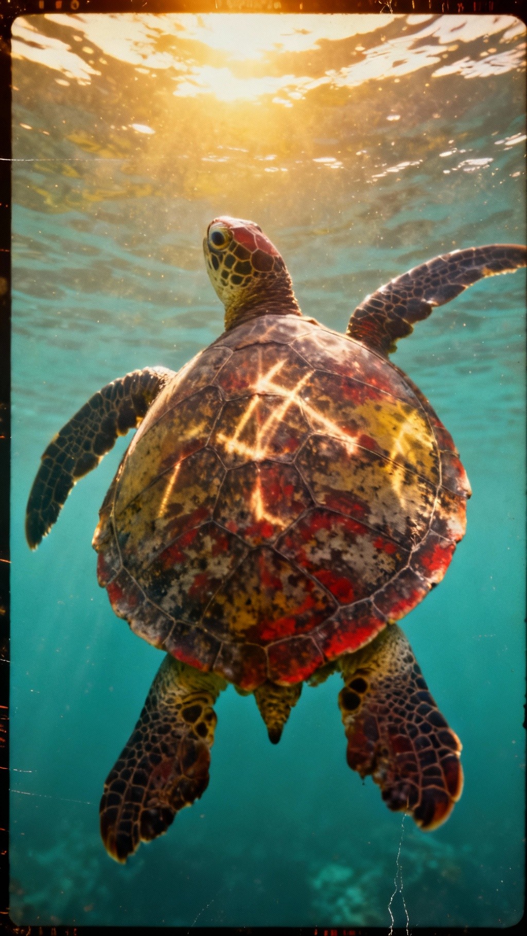 Free Ancient Turtle Ascending Image - Turtle, Ocean, Underwater ...