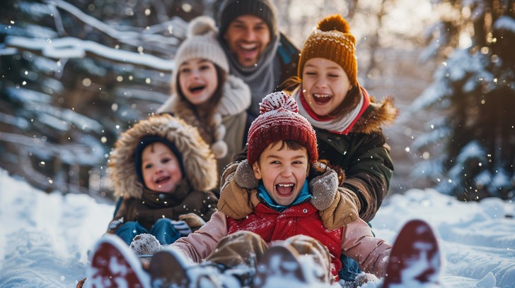 Free Joyful Winter Fun Image - Winter, Children, Fun | Download at ...