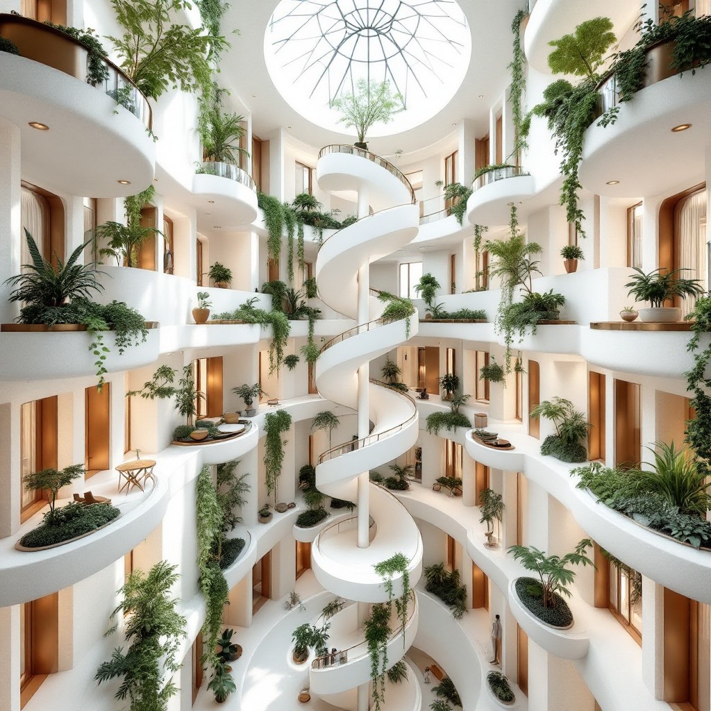 Free Floating Garden Atrium Image - Atrium, Minimal, Modern | Download ...