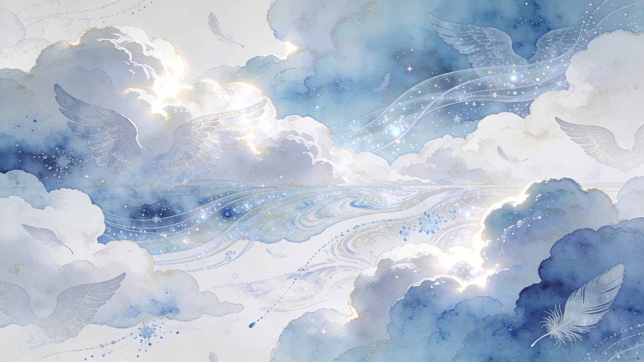 Free Heavenly Cloud Wings Image - Watercolor, Clouds, Wings | Download ...