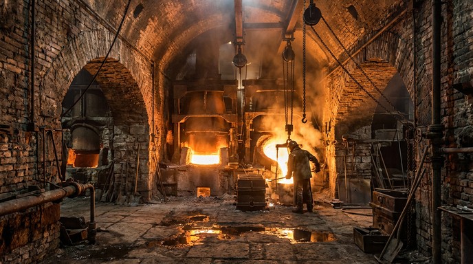 Foundry Working Free Industrial foundry operations Image - Foundry, Industrial ...