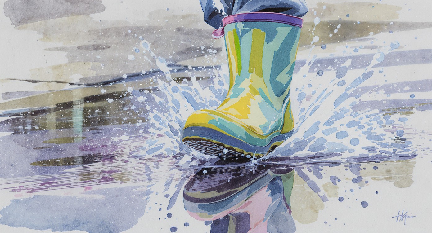 Printable Splash Puddle Free Playful Puddle Splash Image - Watercolor, Splash, Puddle ...