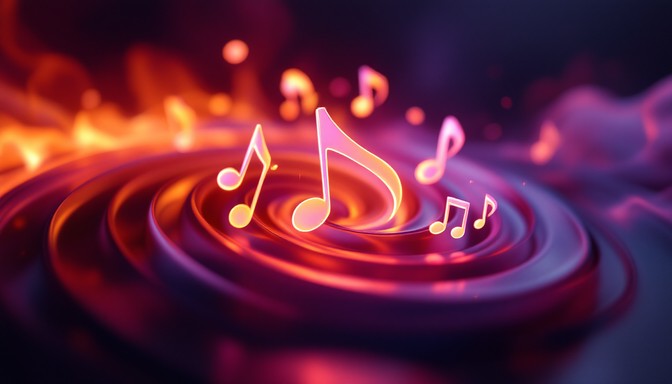 Free Melodic Fire Spiral Image - Music, Notes, Melody | Download at ...
