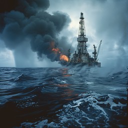 Fire Rig Disaster Free Fiery Rig Disaster Image - Disaster, Environment, Ocean | Download ...
