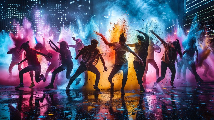 Free Vibrant Dance Celebration Image - Dance, Celebration, Color ...