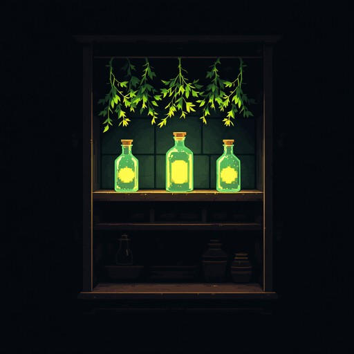 Free Magical Potion Cabinet Image - Potions, Apothecary, Pixel ...