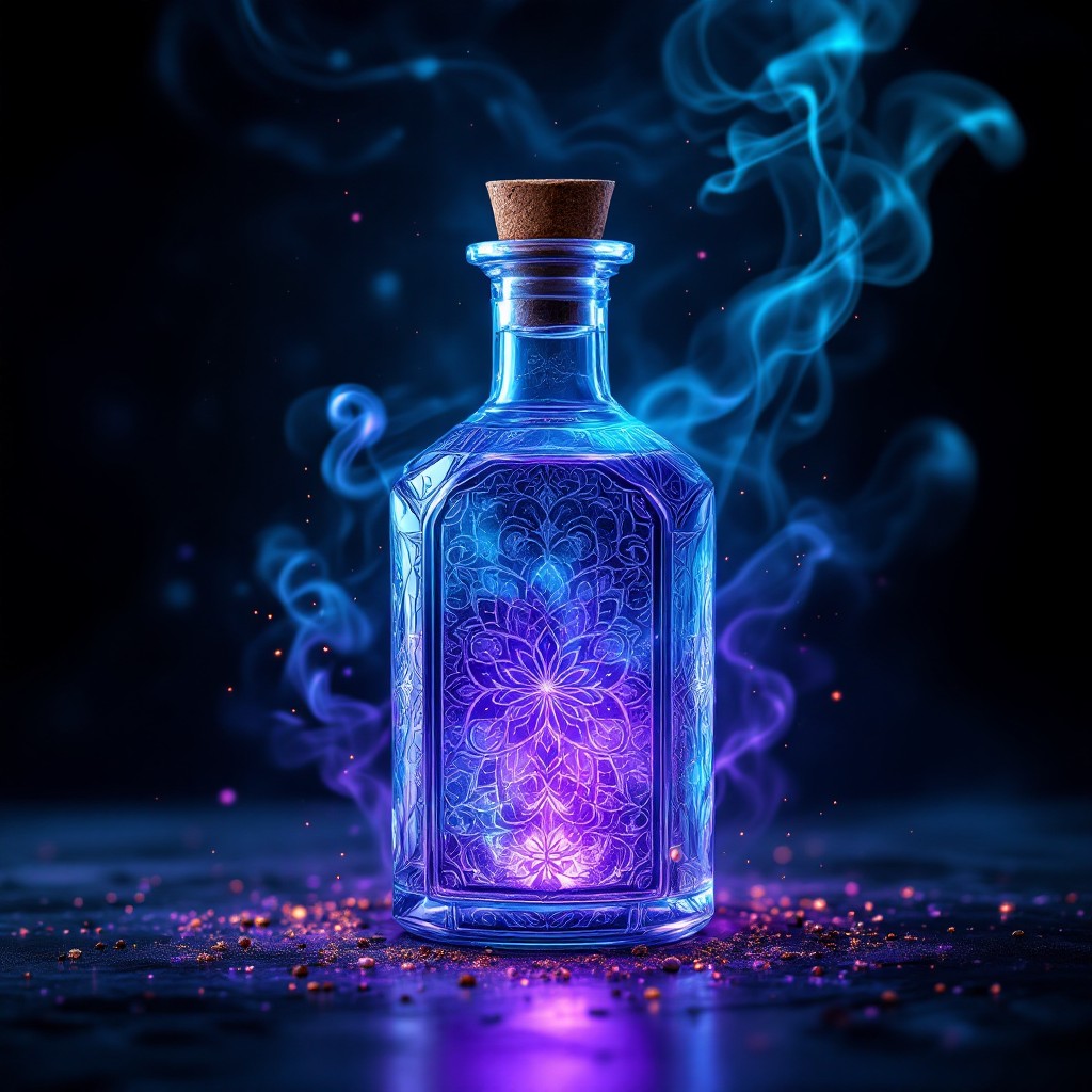 Free Magical Potion Bottle Image - Potion, Magic, Bottle | Download at ...