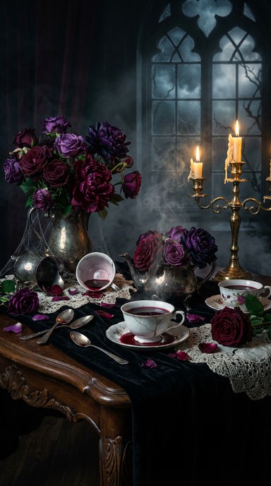 Free Gothic Tea Ritual Image - Gothic, Teapot, Candlelight | Download ...