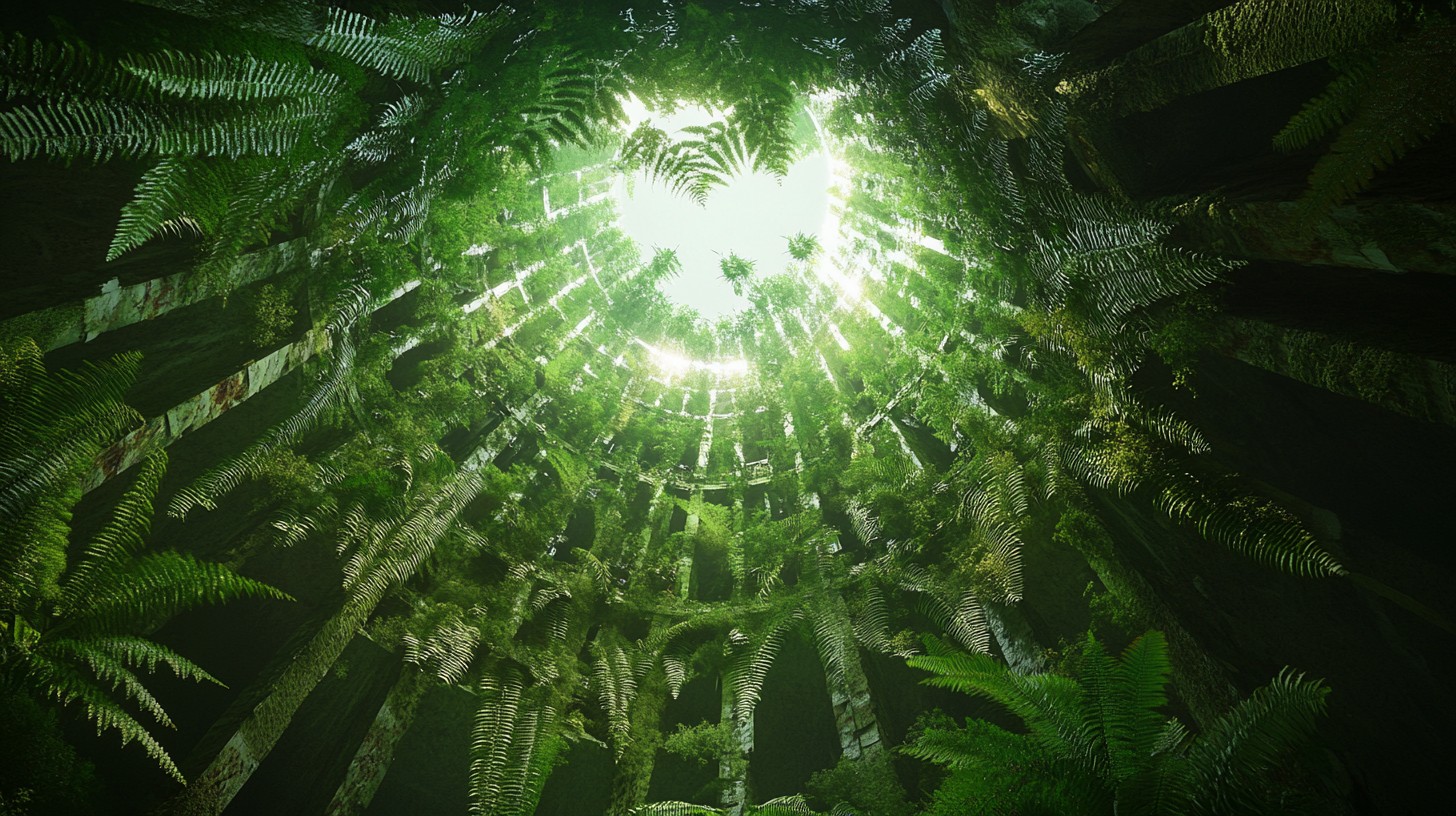 Canopy View Free Forest Canopy View Image - Forest, Canopy, Ferns | Download at ...