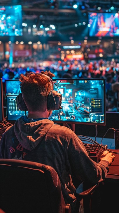 Gamer Events Image Free Gamer in Action Image | Download at StockCake
