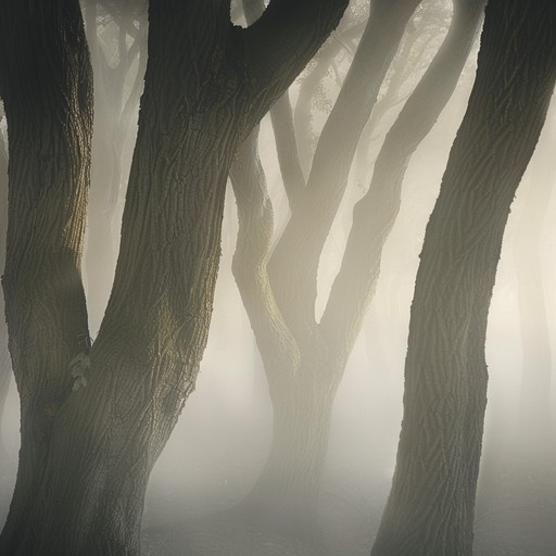 Free Misty Tree Silhouettes Image - Trees, Mist, Fog | Download at ...