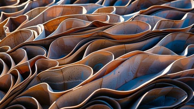 Free Copper Wave Patterns Photo - Abstract, Texture, Pattern | Download ...