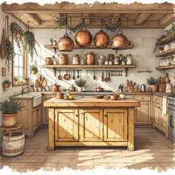 Background Images Rustic Kitchen Setting Free Rustic Kitchen Dreams Image - Farmhouse, Rustic, Kitchen ...