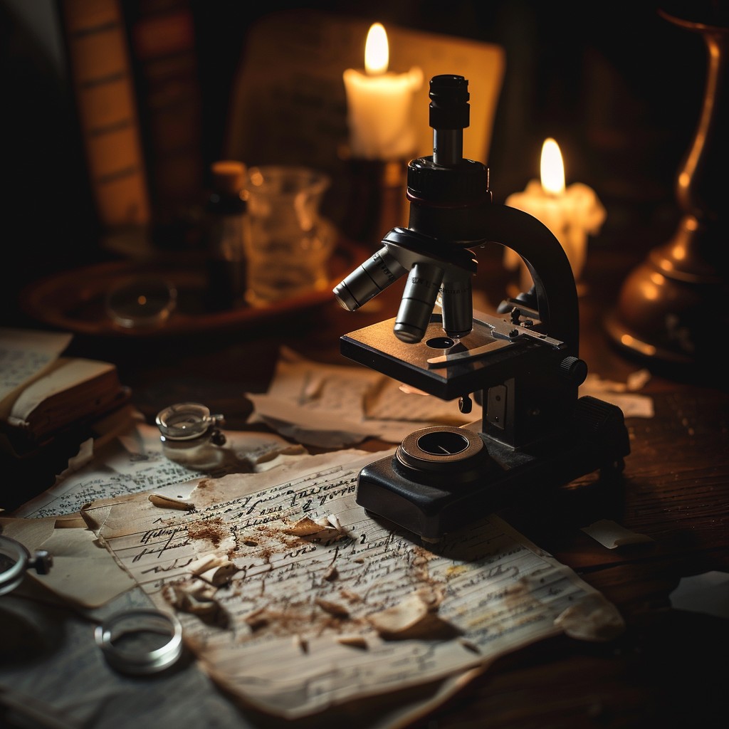 Free Vintage Scientific Exploration Image - Vintage, Microscope ...