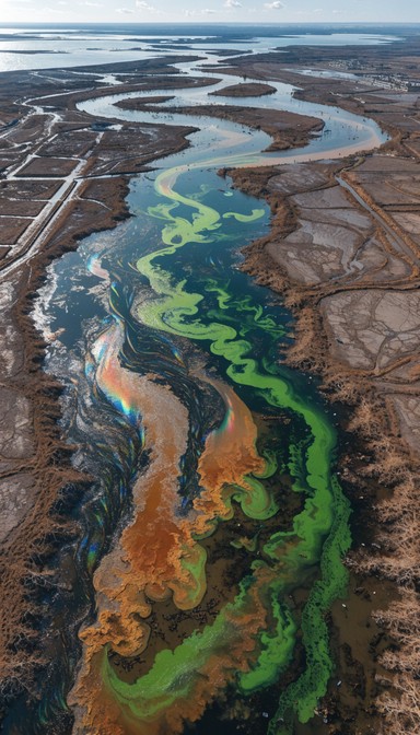 Toxic Dye Rivers Free Polluted Urban River Image - Pollution, River, Urban | Download at ...