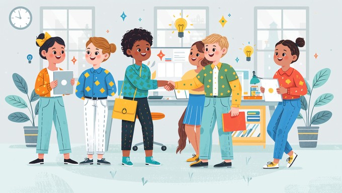 Free Diverse Expert Collaboration Image - Illustration, Team ...