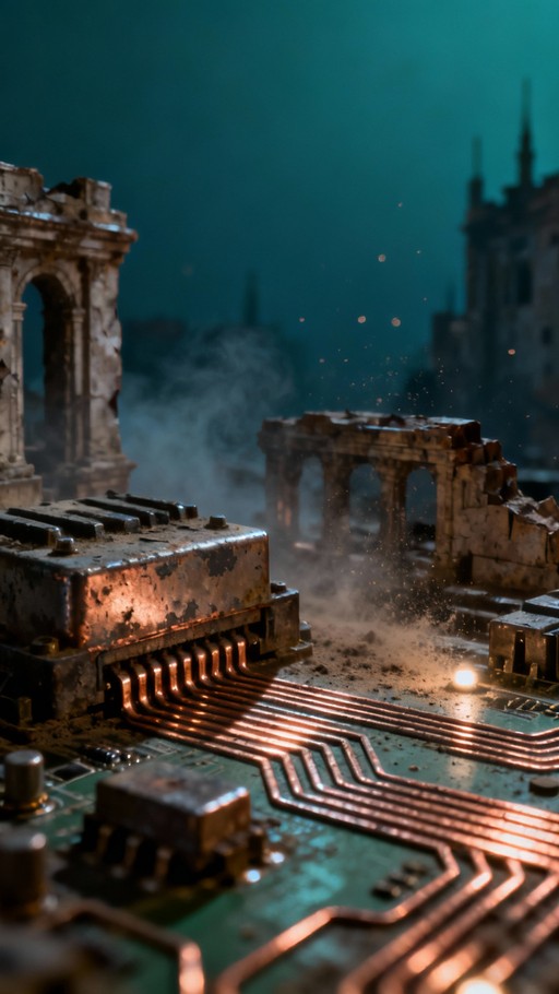 Free Electronic City Ruins Photo - Motherboard, Circuit, Technology ...