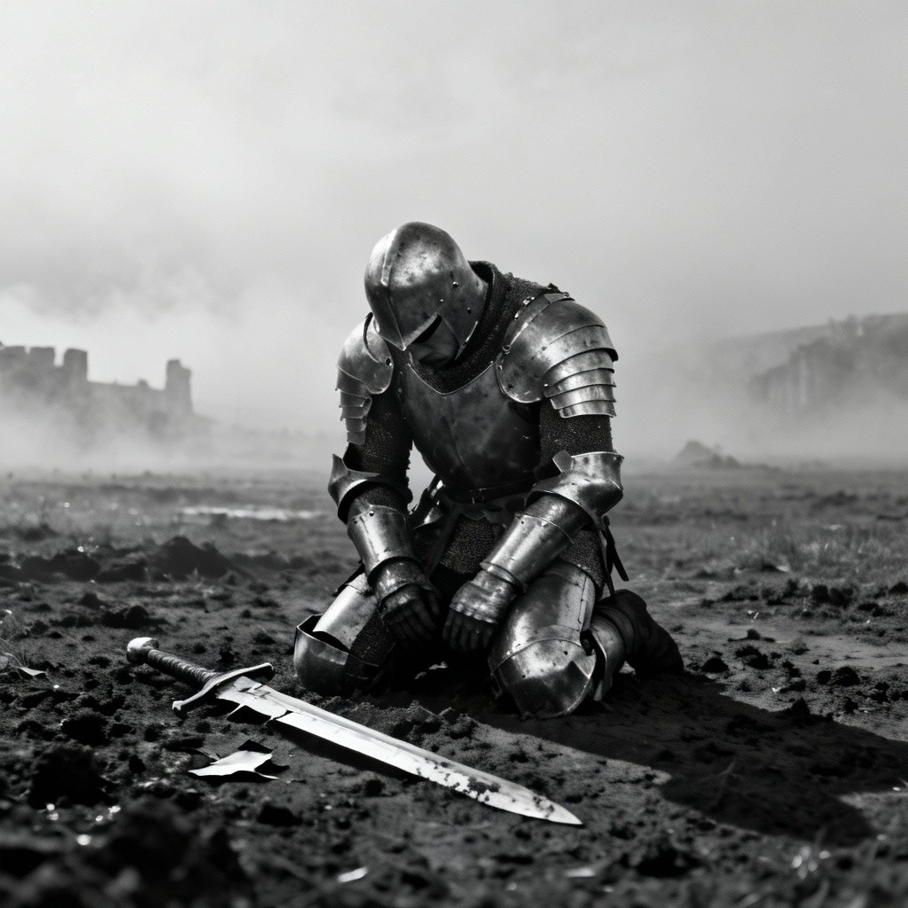 Surrender Defeat Free Warrior's Final Defeat Image - Knight, Warrior, Defeated ...