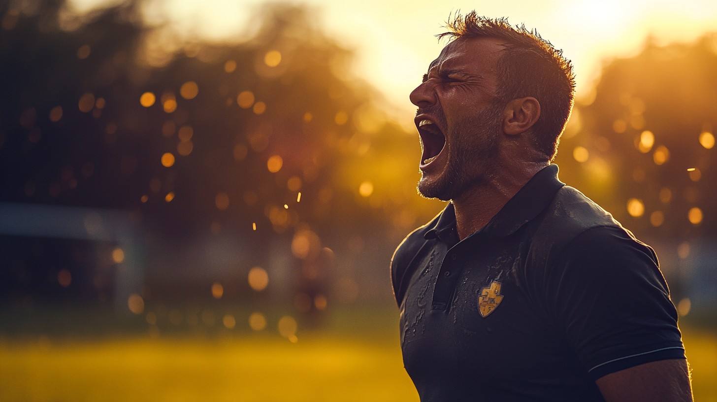 Free Intense Victory Roar Photo Athlete Sunset Victory Download