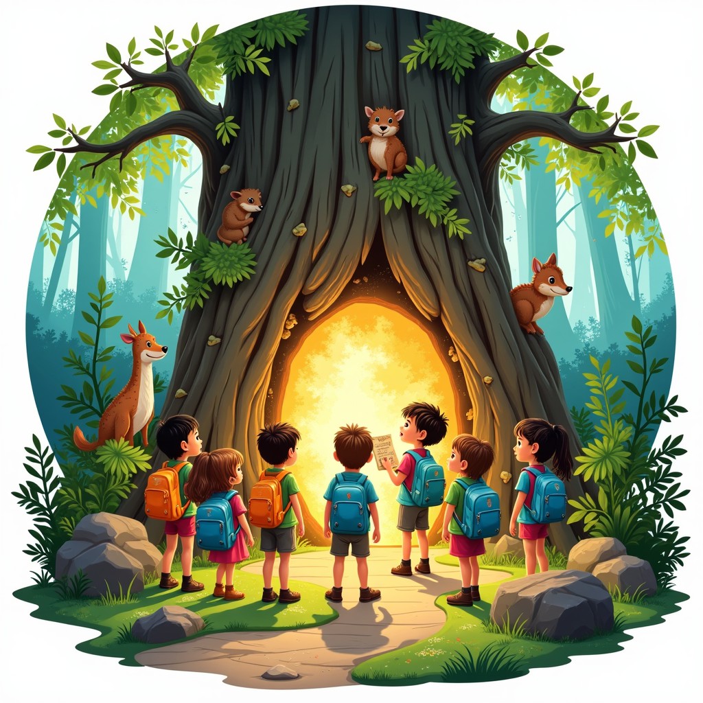 Adventure In Woods Free Woodland Adventure Begins Image - Adventure, Children, Forest ...