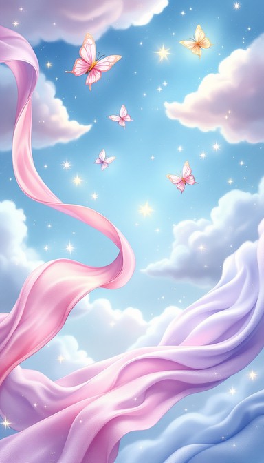 Free Dancing Sky Ribbons Image - Magical, Dreamy, Whimsical | Download ...