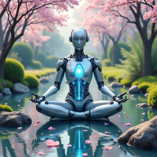 Zenrobot Free Zen Robot Meditating Image - Robot, Meditation, Zen | Download at ...