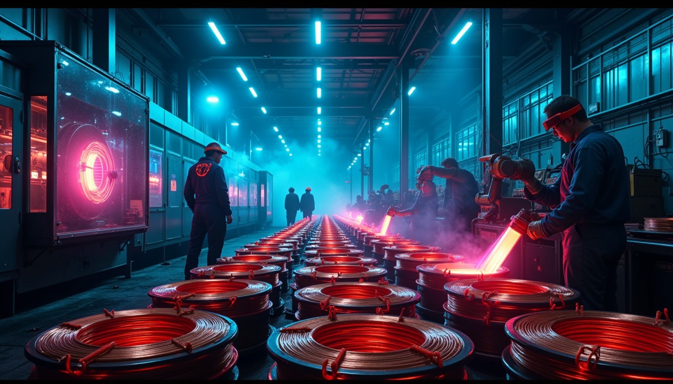 High Tech Foundry Free Copper Tech Foundry Image - Cyberpunk, Industrial, Futuristic ...