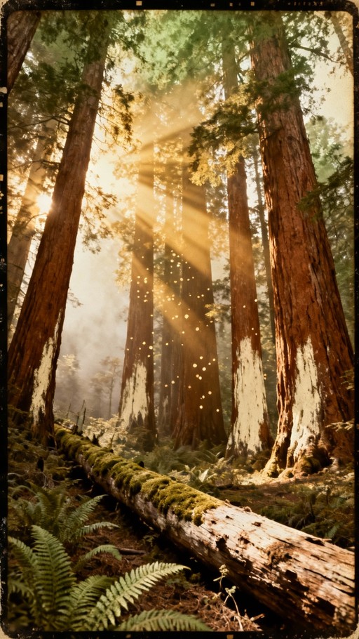 Forest Past Free Ancient Forest Majesty Photo - Forest, Vintage, Sepia | Download ...