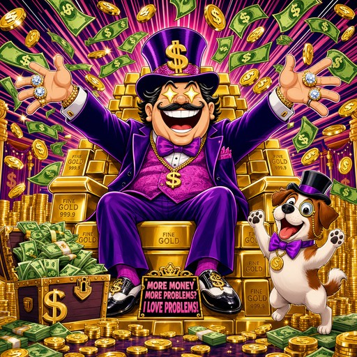 Download Cartoon Millionaire Celebration Stock Images for Free | StockCake