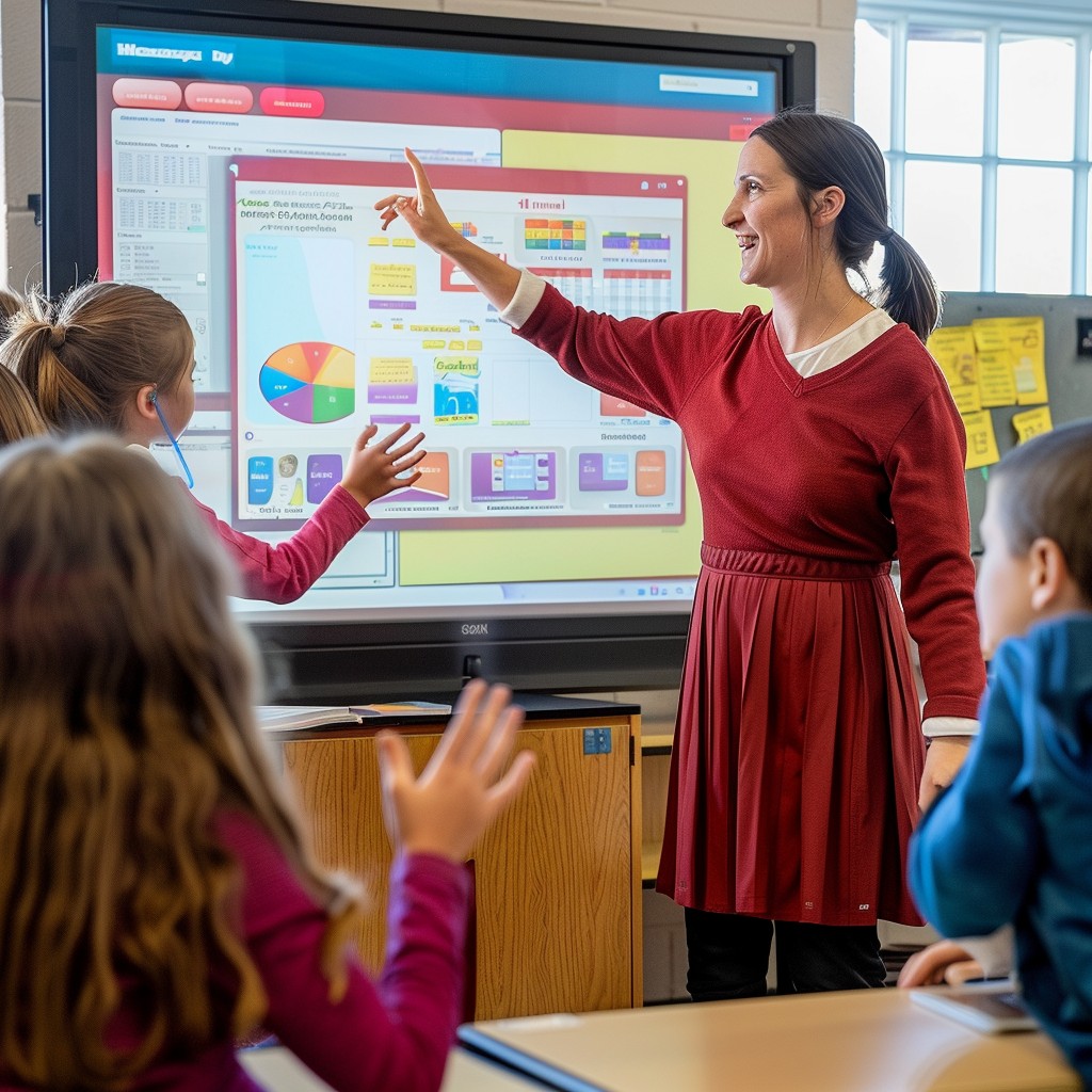 Free Interactive Learning Experience Image Education Teacher