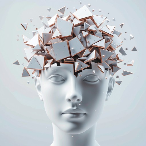 Computer Fragmented Heads Free Fragmented facial architecture Image - Profile, Fragmented ...