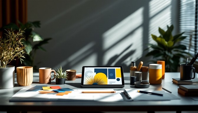 Free Creative Desktop Scene Image - Workspace, Creative, Minimal ...