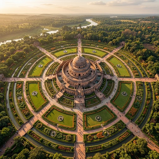 Circular Monuments Free Circular Garden Symmetry Image - Aerial, Architecture, Circular ...