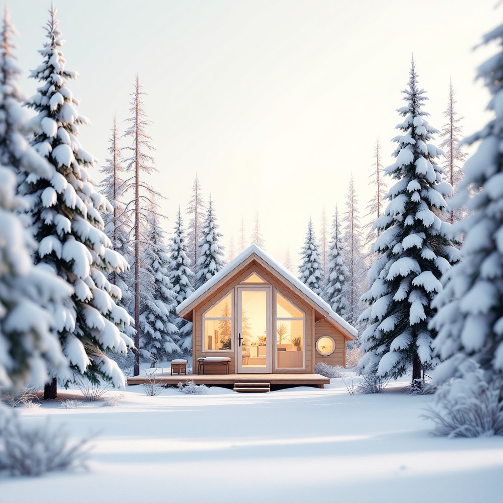Free Cozy Winter Cabin Image - Cabin, Winter, Snow | Download at StockCake